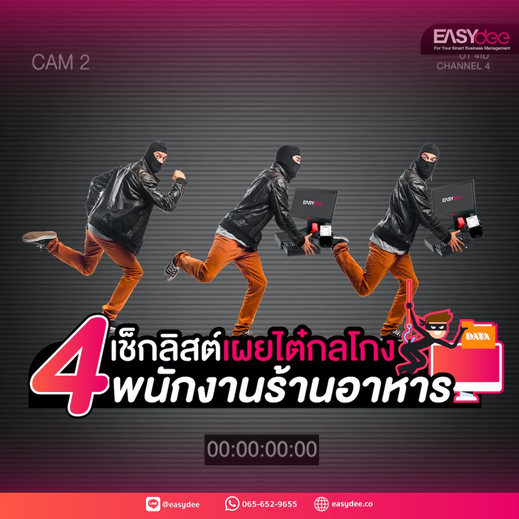 4 เช็กลิสต์เผยไต๋กลโกงพนักงานร้านอาหาร