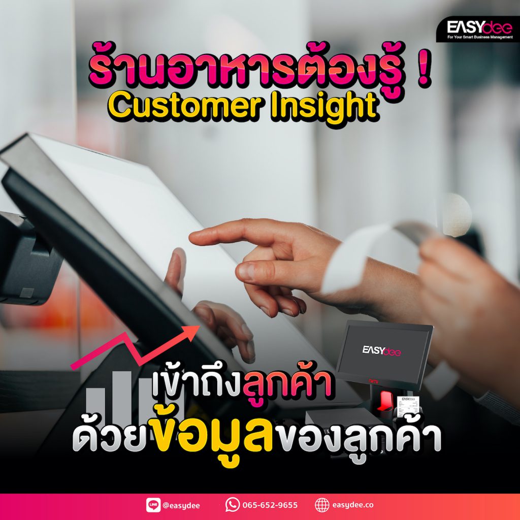 ร้านอาหารต้องรู้ ! Customer Insight เข้าถึงลูกค้าด้วยข้อมูลของลูกค้า